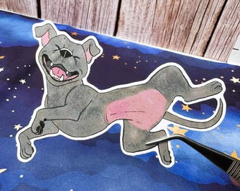 Pitbull Vinyl Sticker (3 inch or 4 inch)