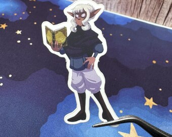 Thistle mini vinyl sticker