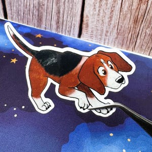 Beagle Vinyl Sticker (3 inches)