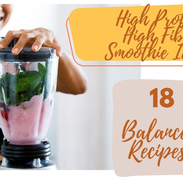 High protein, high fiber smoothie ideas, healthy shakes, good shakes, meal replacing shakes.