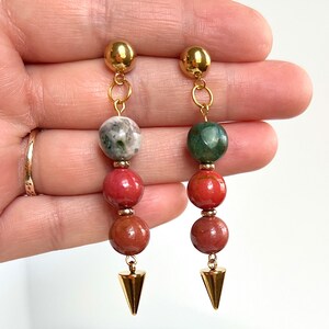 Bead Earrings, Earrings,Handmade Jewelry, Dangle Earrings, Drop Earrings,Boho Jewelry, Gift For Her,Unique Jewelry,Deadstock Beads