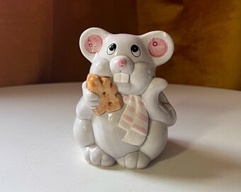 Vintage 1970s Interpur Mouse Parmesan Cheese Shaker