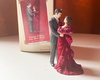 Hallmark Keepsake 2005 Scarlett O'Hara And Rhett Butler from Gone With the Wind Ornament in Box
