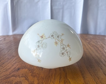 YOU PICK - Vintage Replacement Ceiling Fixture Globe/Flush Mount Dogwood Flowers In Bloom