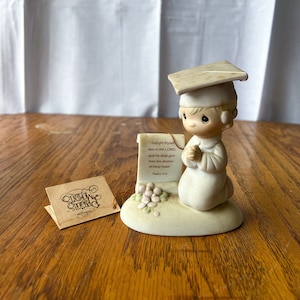 Vintage 1982 Precious Moments Seek Ye The Lord Figurine