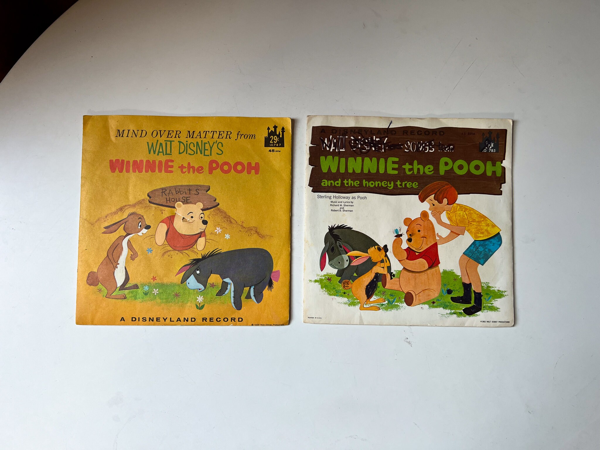 Vintage 1965 & 1966 Walt Disney Winnie the Pooh and the Vintage 1965 & 1966 Walt Disney Winnie the Pooh and the