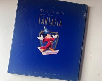 Edición de lujo en caja de Laserdisc CAV de la obra maestra de Walt Disney, 'Fantasía', de 1991.