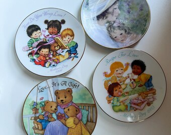 Vintage Avon Mother’s Day Plates - 1992, 1993, 1996, 1997