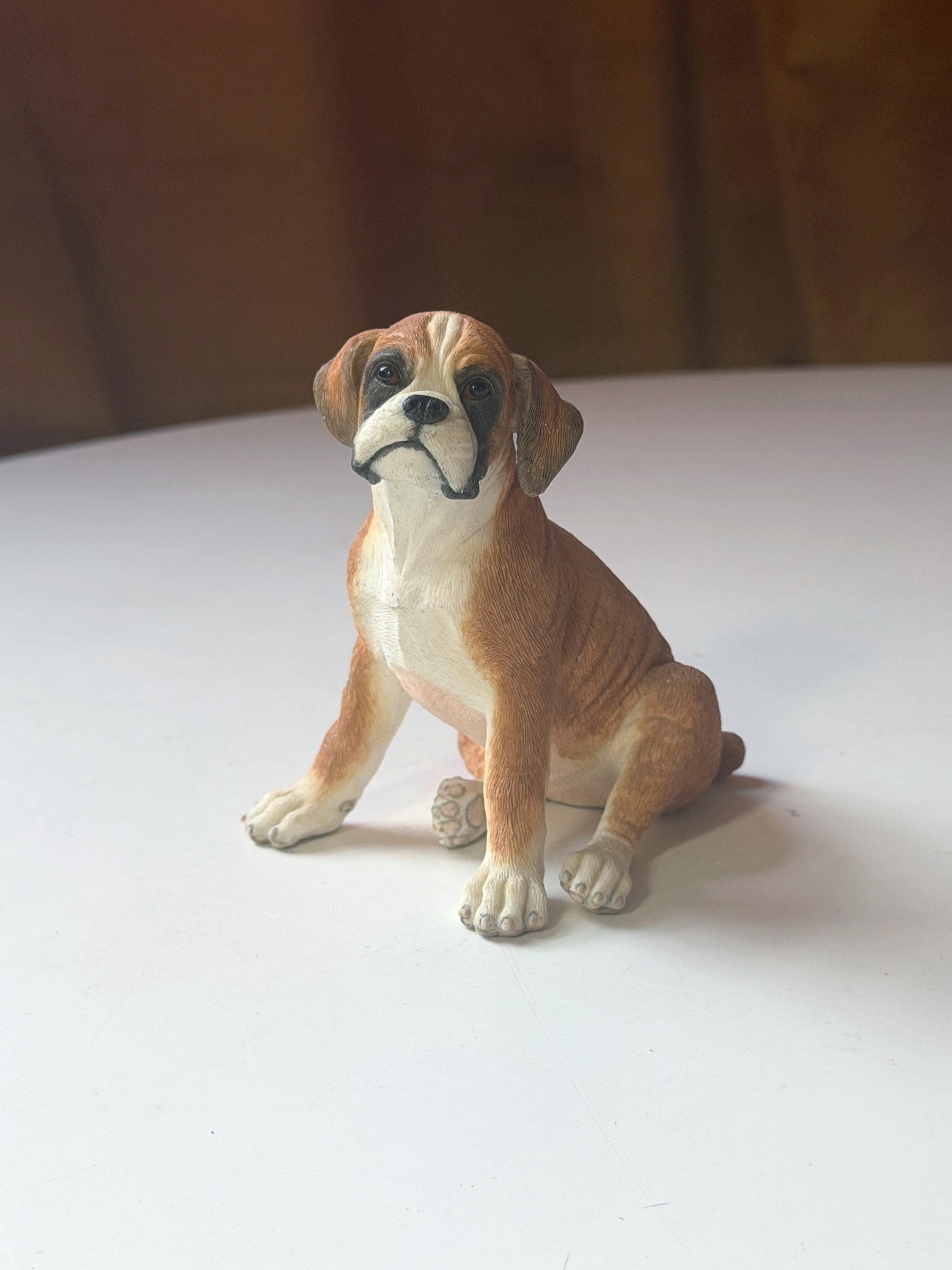 ボクサーの子犬の置物 - Etsy 日本