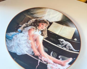 ヴィンテージ 1988年 ベアフット・チルドレン プレートコレクション「リハーサル」