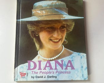 Vintage 1984 Diana: The People's Princess door David J. Darling hardcover boek