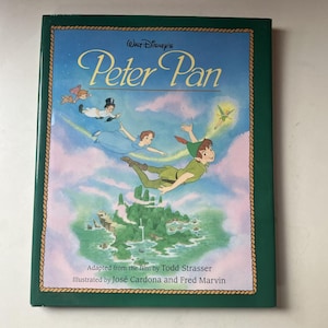 Vintage 1994 Walt Disney Peter Pan Hardcover Book