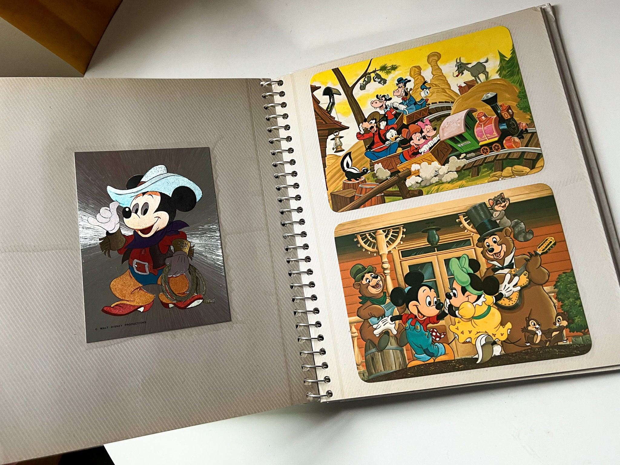 Vintage 1978 Walt Disney Mickey Mouse Photo Album W/ Rare