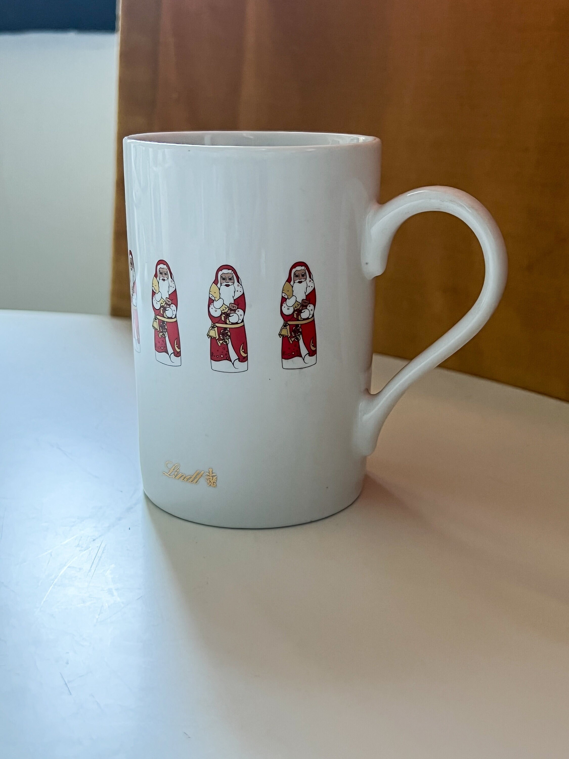 ヴィンテージ限定版 LINDT クリスマス サンタ コーヒー ホット