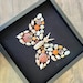 Seashell Butterfly, Seashell Collage Art, 12x12 Seashell Shadowbox ...