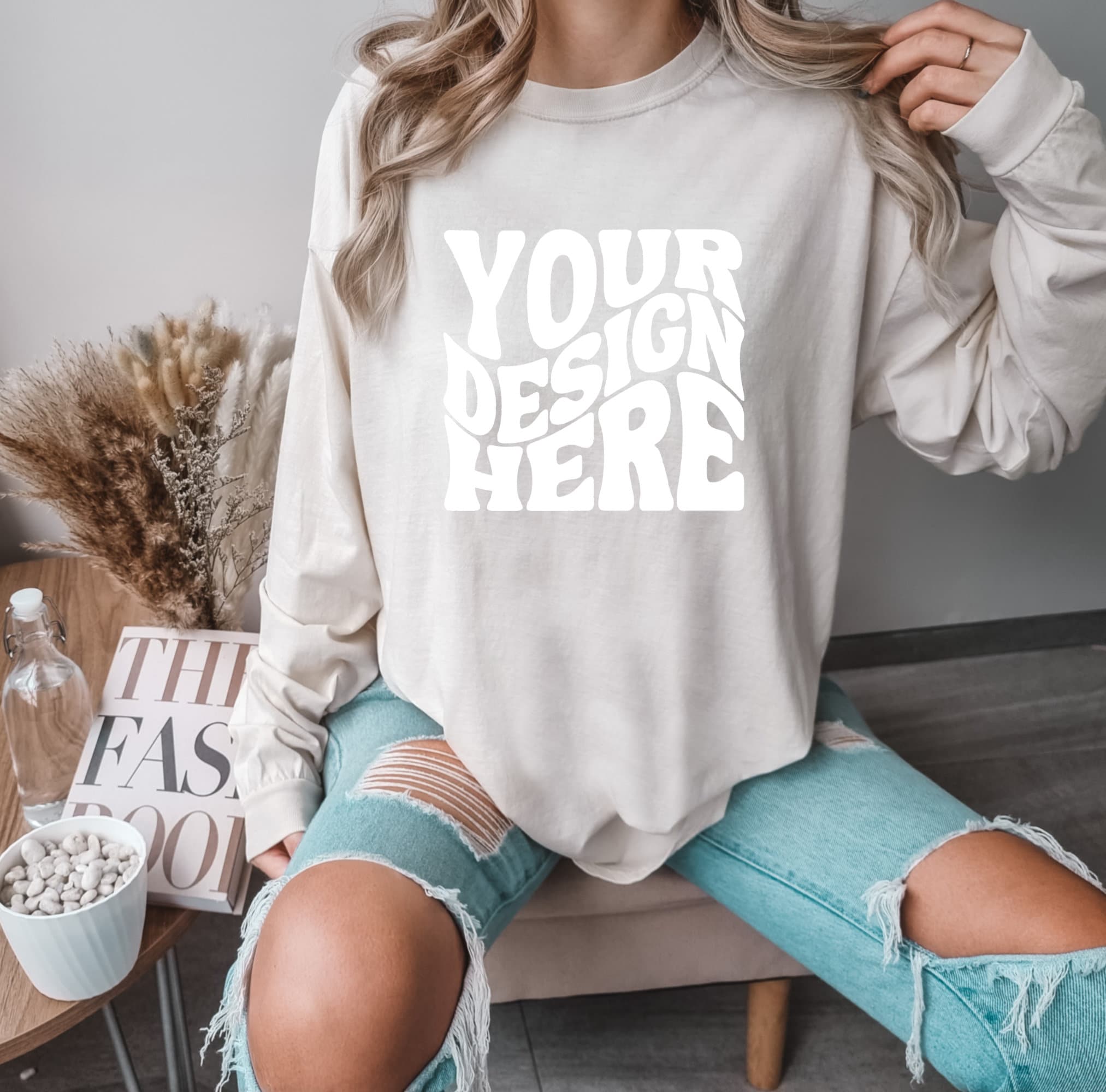 Baggy long sleeve shirt womens deals