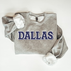 Dallas Cowboys Sweatshirt | Vintage NFL Crewneck | Texas Football Team Pullover | Super Bowl, Game Day Sweatshirt | Old School Colors