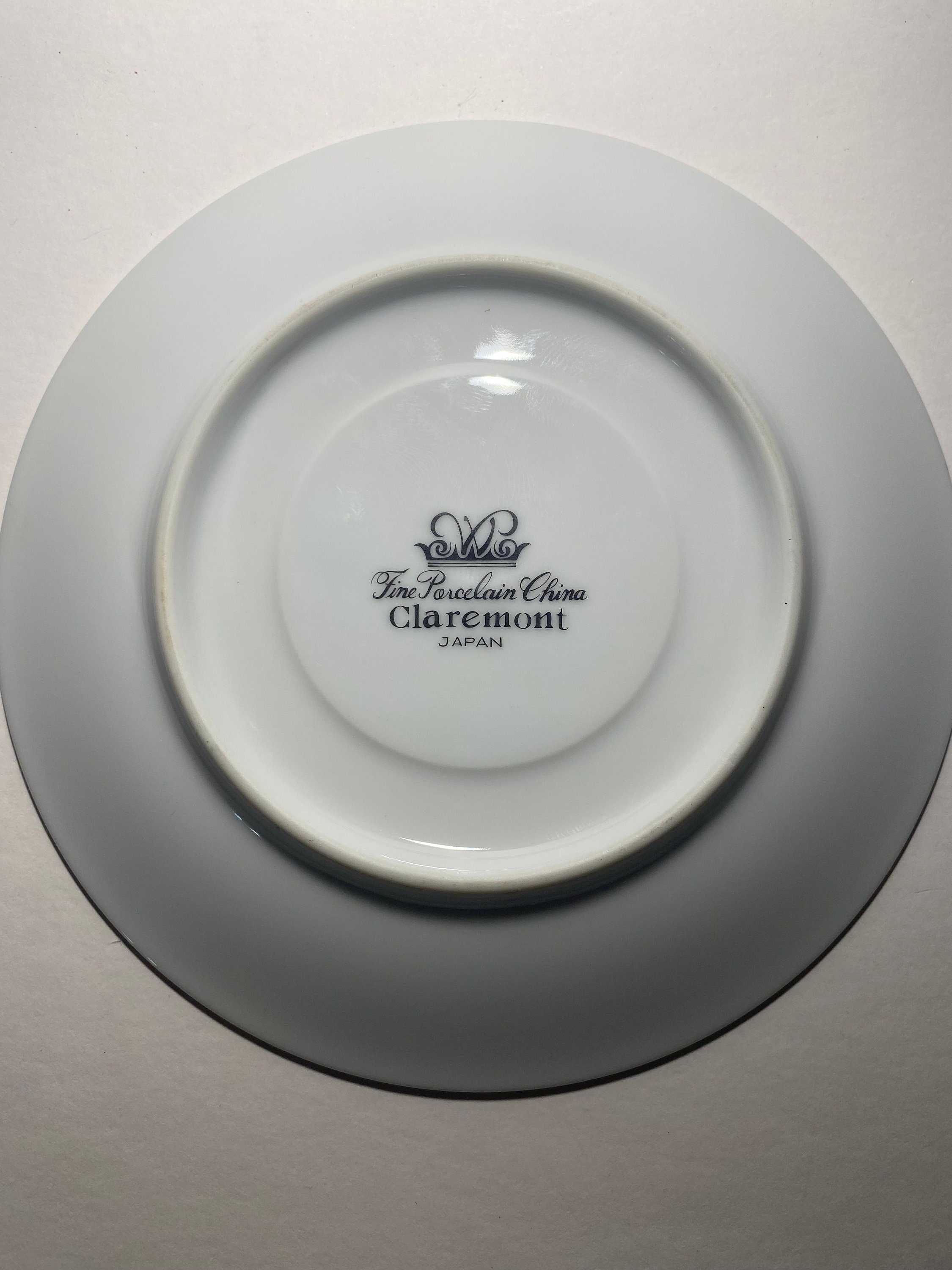 Wade Sone Claremont Fine Porcelain China Japan Saucers Vintage Etsy