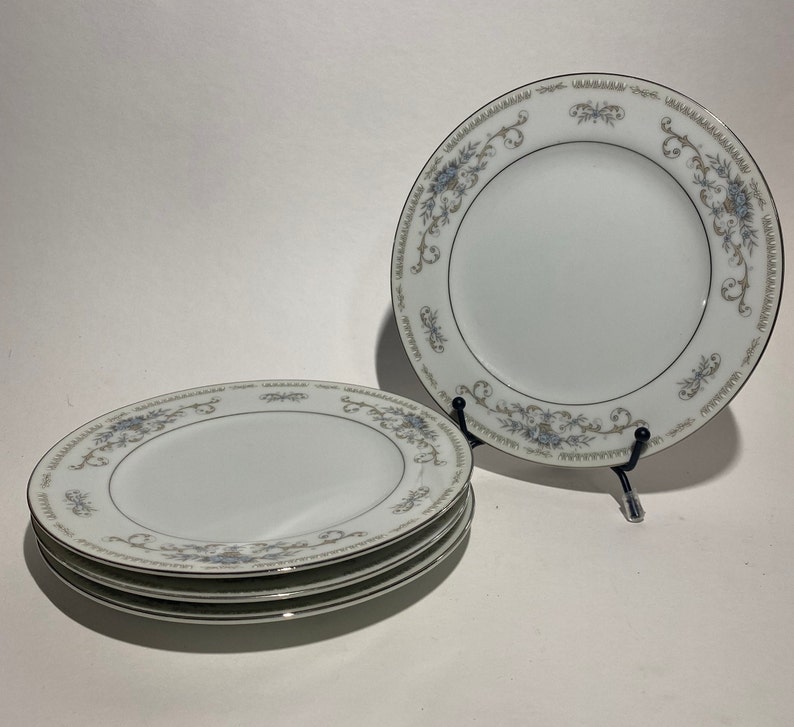 Diane fine china by wade japan set of 4 bread butter plates etsy