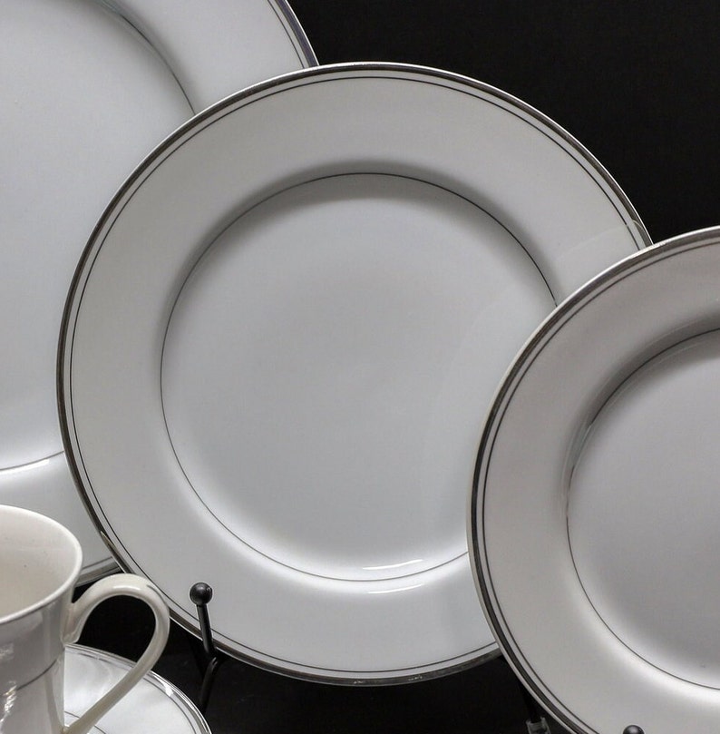 Simplicity Fine China Silver Trim Made in Japan Etsy