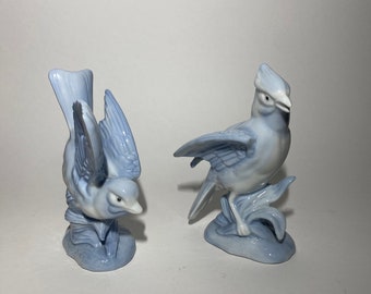 Artmark Oiseaux en porcelaine bleue