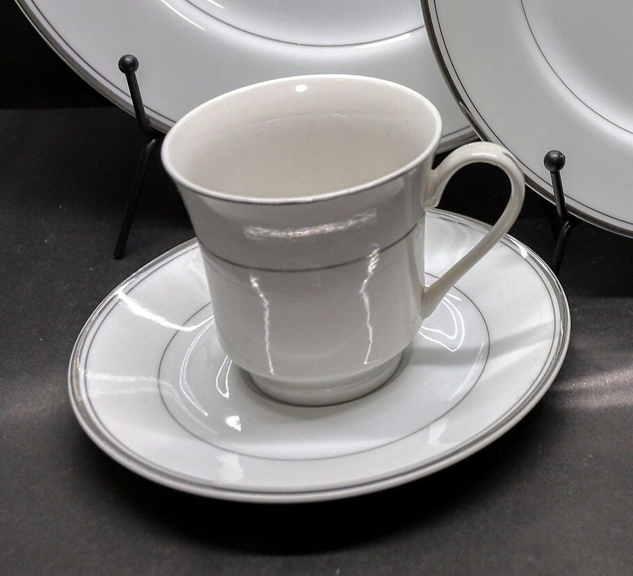 Simplicity Fine China Silver Trim Made in Japan Etsy