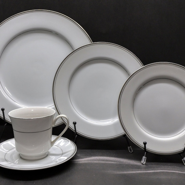 Simplicity Fine China Silver Trim Made In Japan