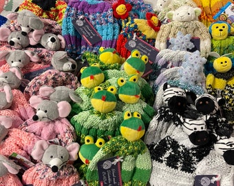Animal Hand-Knitted Hats