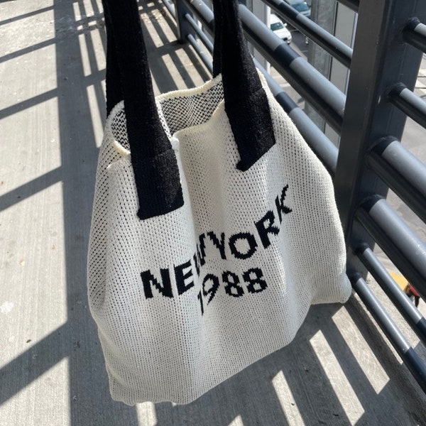 New York Tote Bag Etsy