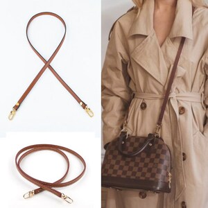 VACHETTA LEATHER STRAP 18mm Crossbody Speedy Strap Removable 