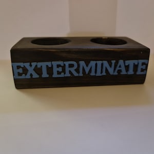 Dr who themed candle holders