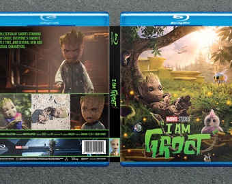 I Am Groot Custom Blu-Ray Cover w/ Case (NO DISC)