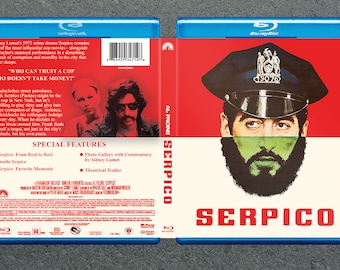 Serpico Custom Blu-Ray Covers w/ Case (NO DISC)