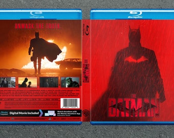 The Batman Custom Blu-Ray Covers w/ Case (NO DISC)