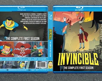 Invincible Season 1 Custom Blu-Ray Cover w/ Case (NO DISC)