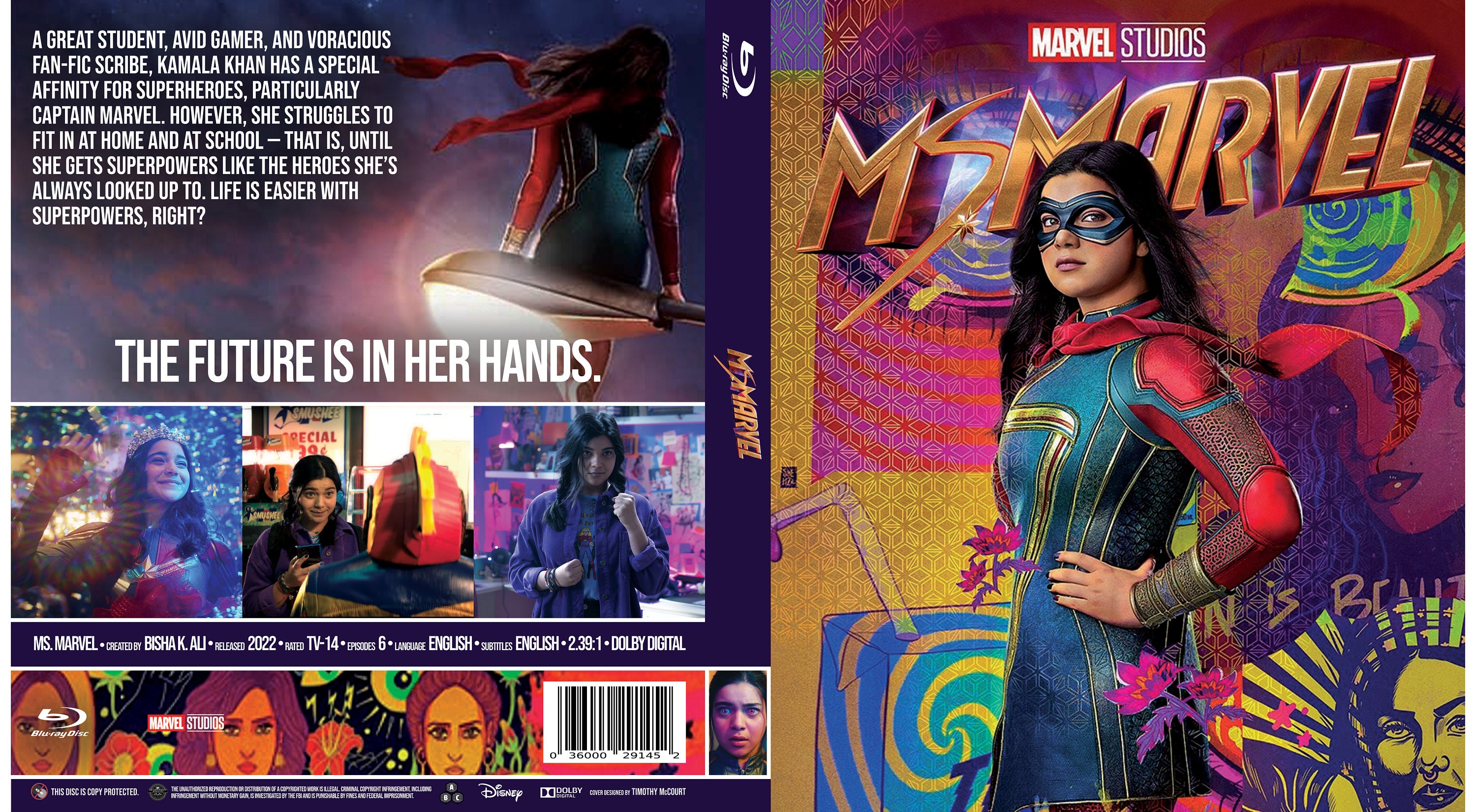Ms Marvel Custom Bluray Cover W/ Case NO DISC Etsy