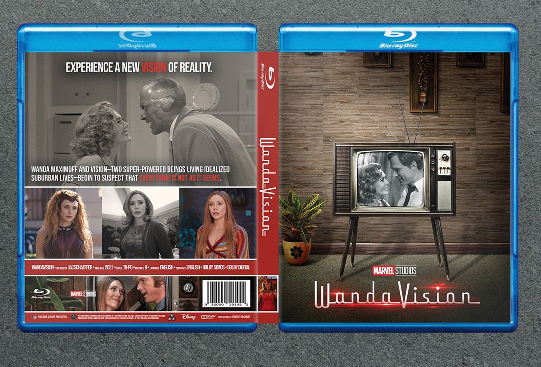 Wandavision Custom Bluray Cover W/ Case NO DISC Etsy
