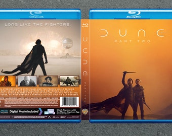 Dune Part 2 Custom Blu-Ray Covers w/ Case (NO DISC)