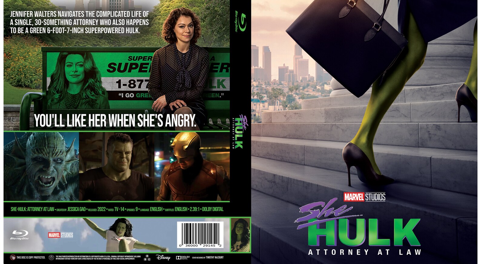 She Hulk Custom Bluray Cover W/ Case NO DISC Etsy Australia