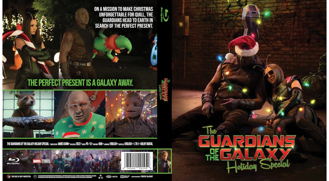 Guardians of the Galaxy Holiday Special Custom Bluray Cover Etsy