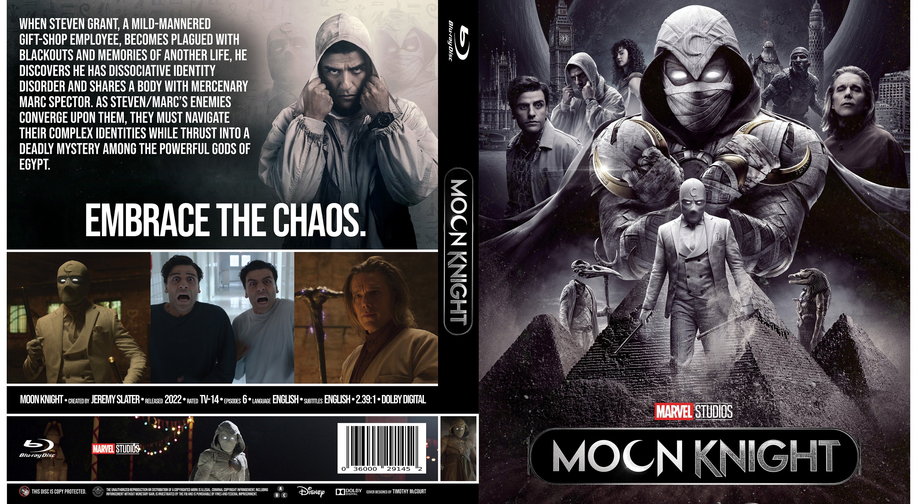 Moon Knight Custom Blu-Ray Cover w/ Case NO DISC - Etsy.de