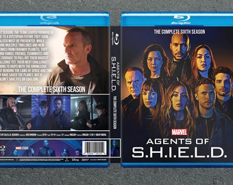 Agents of Shield Season 6 Custom Blu-Ray Cover w/ Case (NO DISC)