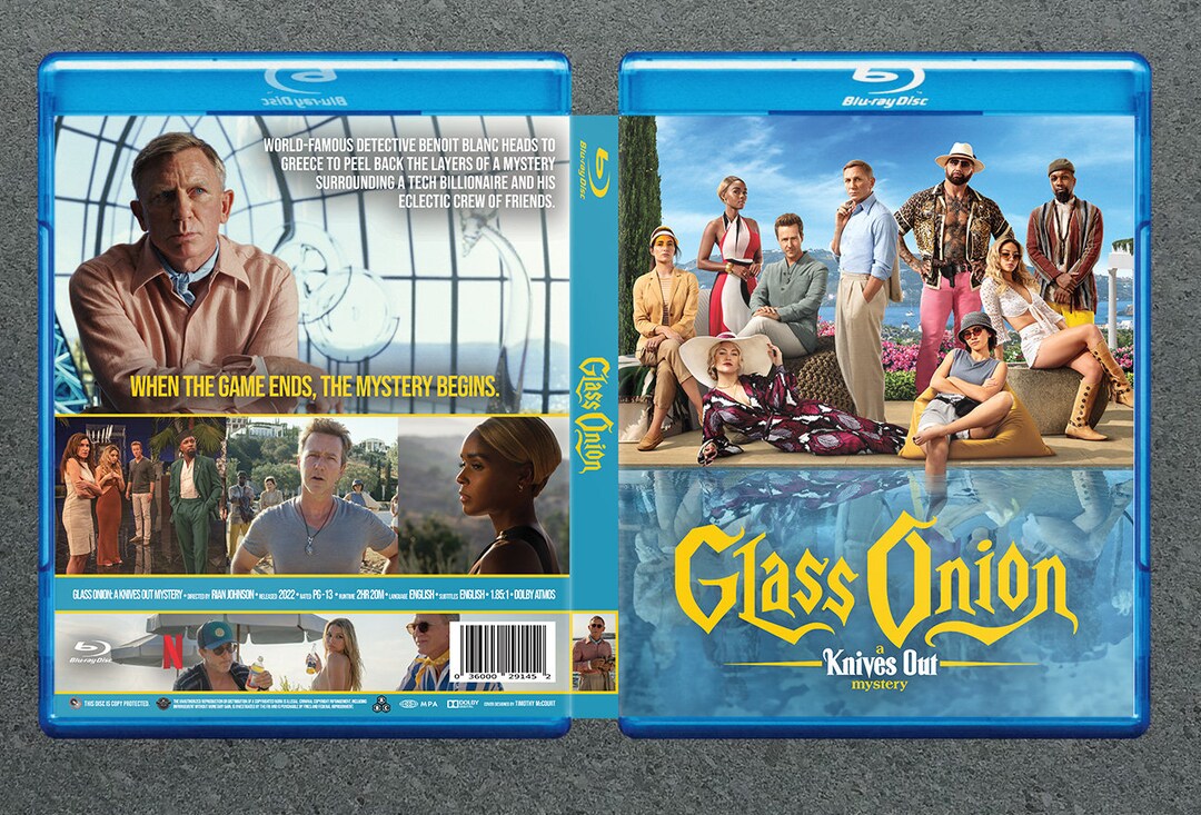 Glass Onion Custom Bluray Covers W/ Case NO DISC Etsy