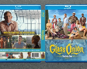 Glass Onion Custom Blu-Ray Covers w/ Case (NO DISC)