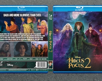 Hocus Pocus 2 Custom Blu-Ray Cover w/ Case (NO DISC)