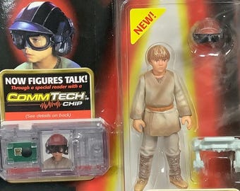 Vintage 1999 Star Wars Anakin Skywalker Mini Figure - Hasbro