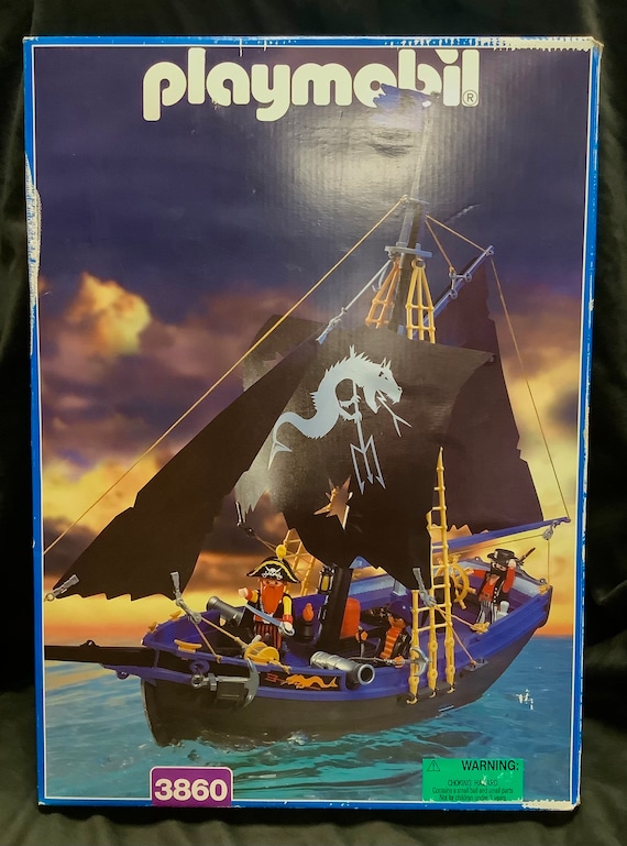 UNOPENED 1997 PLAYMOBIL PIRATE Ship Set 3860 -  Hong Kong