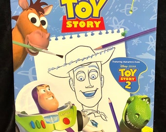 2000 Toy Story Disney Pixar "How To Draw" Step By Step Book