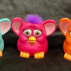 1998 McDonalds FURBY With Rolling Wheels