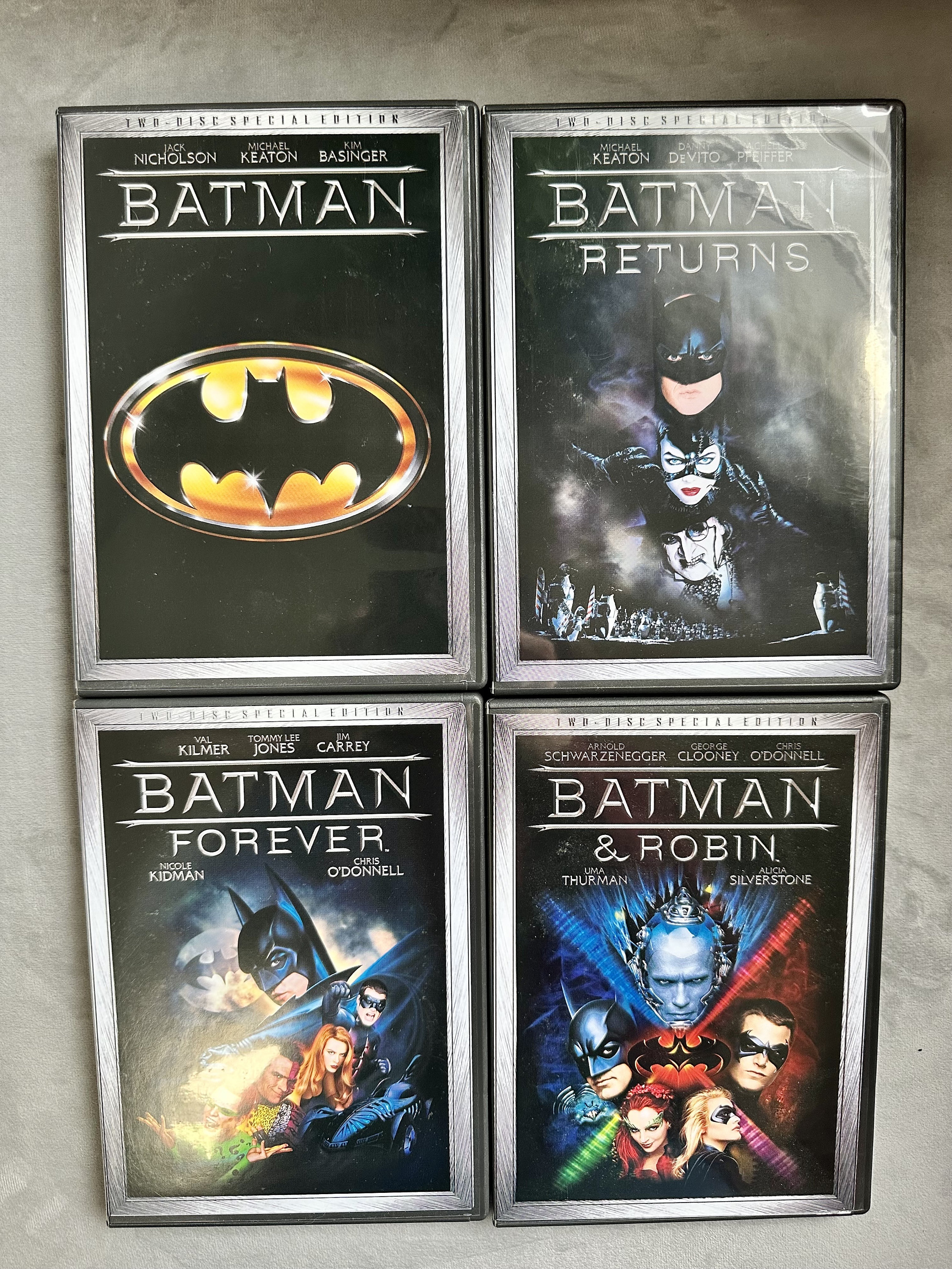 BATMAN: the Motion Picture ANTHOLOGY 1989-1997 DVD Set - Etsy